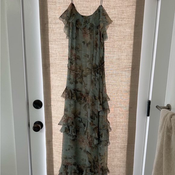 Zimmermann Dresses & Skirts - Zimmermann Floral Maxi Dress - Green and Brown